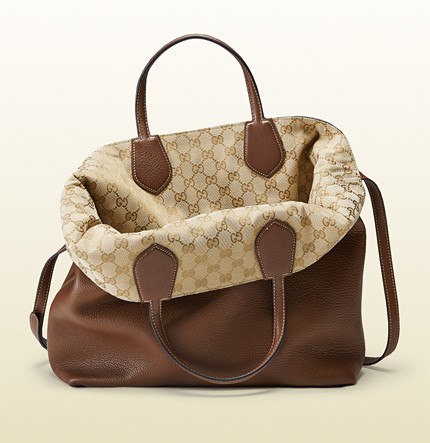 Authentic Gucci Ramble Reversible GG Canvas Tote Bag 370823